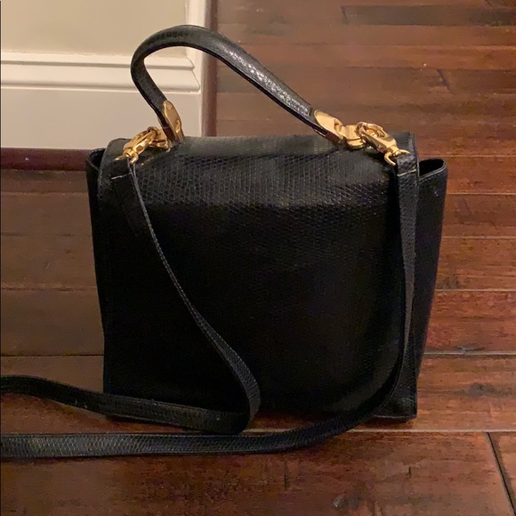 Antonio Scepi Blue Leather Satchel Made in Italy - Picture 4 of 13